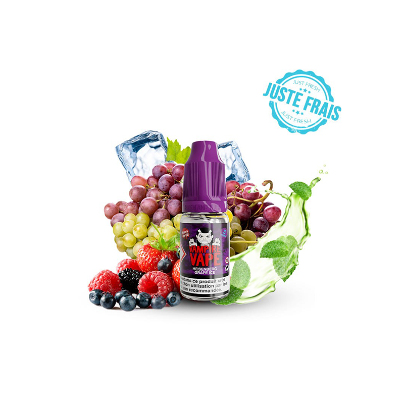 Heisenberg Grape Ice 10ml (Nicotine:03 mg/ml) - Vampire Vape