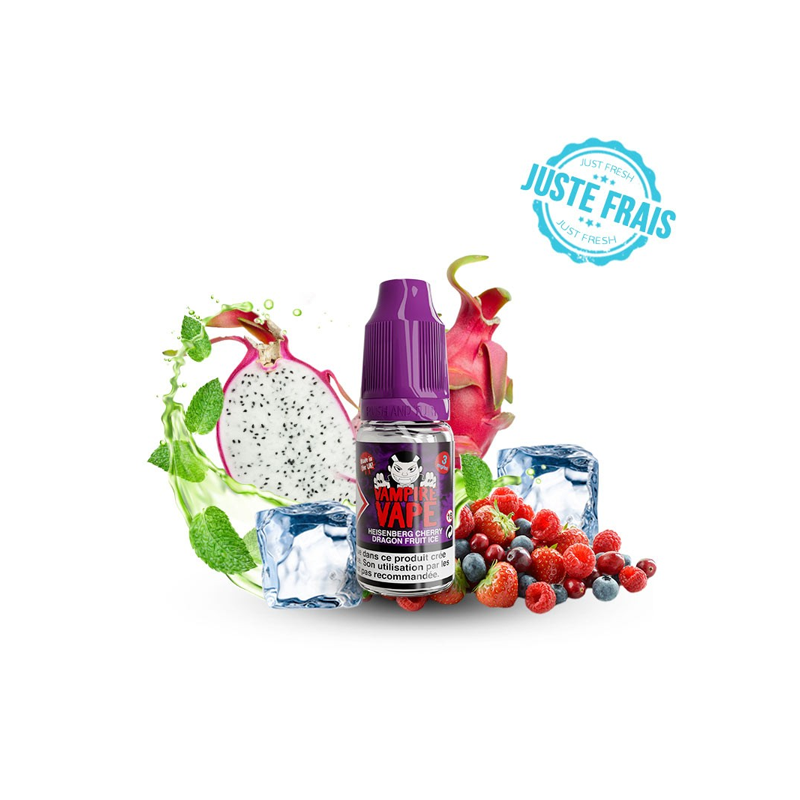 Heisenberg Cherry Dragon Fruit Ice 10ml (Nicotine: 00 mg/ml) - Vampire Vape