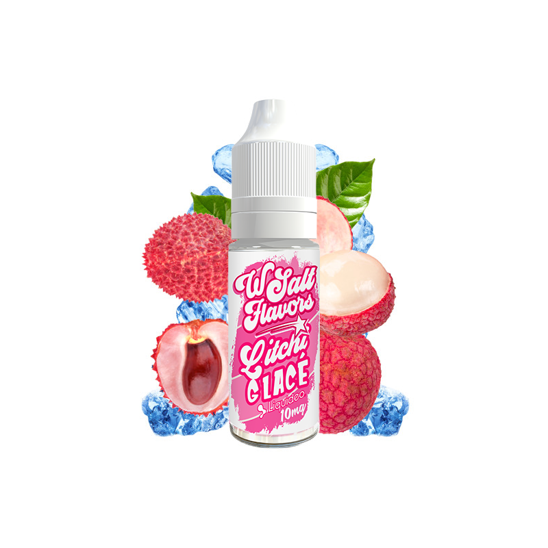 Litchi Glacé 10ml Wsalt Flavors (Nicotine:10 mg/ml) - Liquideo
