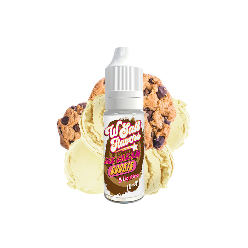Ice Cream Cookie 10ml Wsalt Flavors (Nicotine:10 mg/ml) - Liquideo