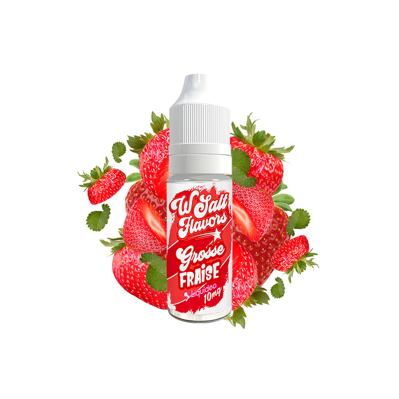 Grosse Fraise 10ml Wsalt Flavors (Nicotine:10 mg/ml) - Liquideo