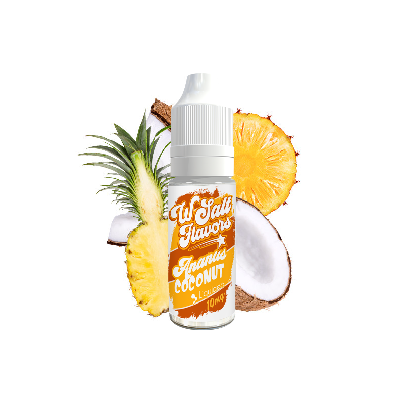 Ananas Coconut 10ml Wsalt Flavors (Nicotine:20 mg/ml) - Liquideo