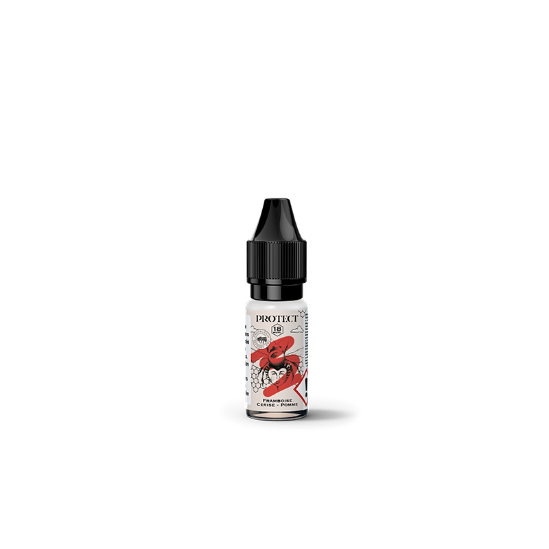 Framboise Cerise Pomme 10ml Parrainage (Nicotine:12 mg/ml) - Protect