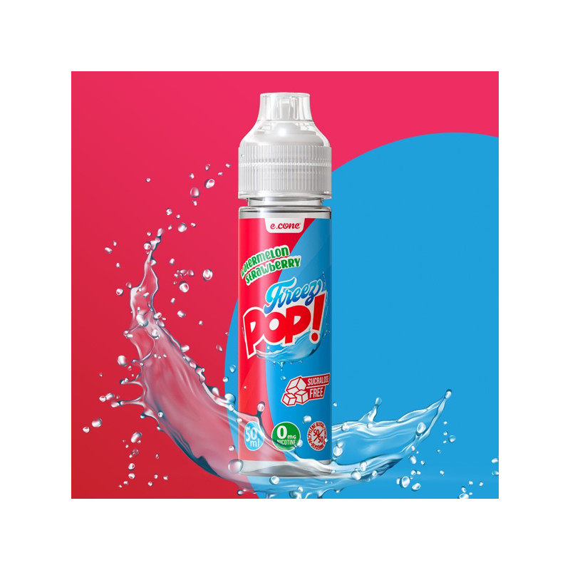 Watermelon Strawberry 50ml Freez Pop - E-cone - Vape Maker