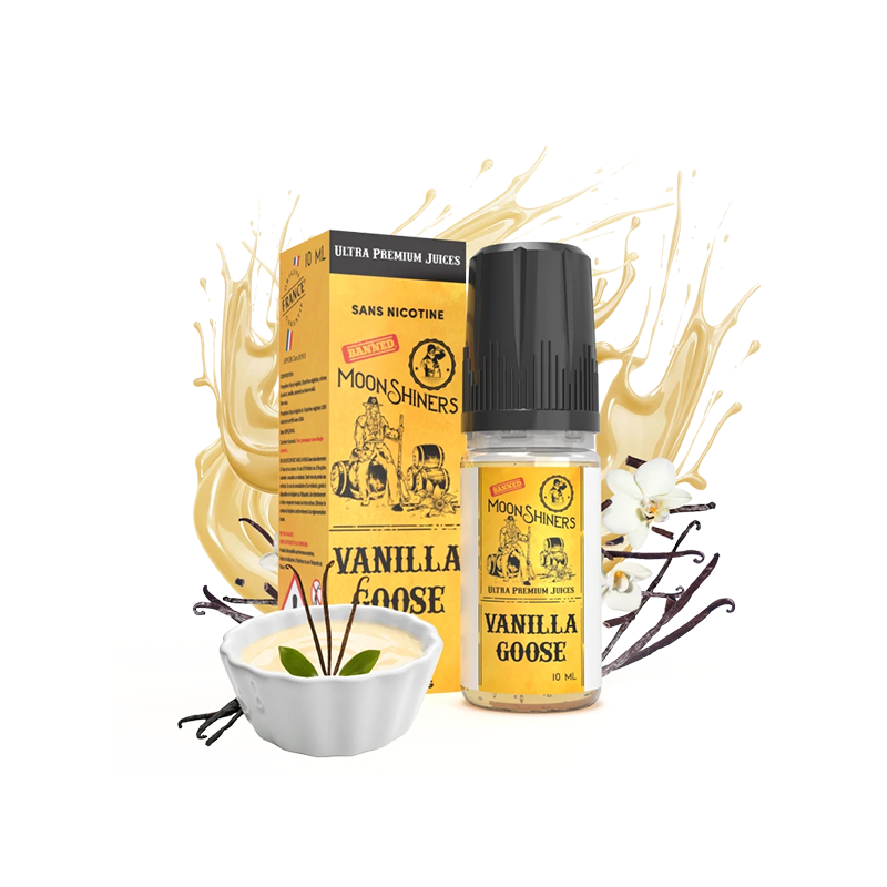 Vanilla Goose 10ml Moonshiners (Nicotine: 00 mg/ml) - Le French Liquide