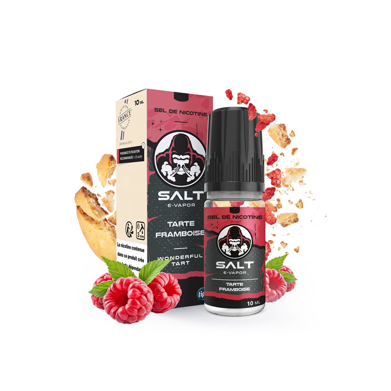 Wonderful Tart Framboise 10ml Salt E-Vapor (Nicotine:20 mg/ml) - Le French Liquide