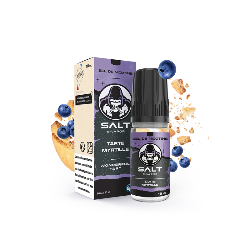 Wonderful Tart Myrtille 10ml Salt E-Vapor (Nicotine:10 mg/ml) - Le French Liquide