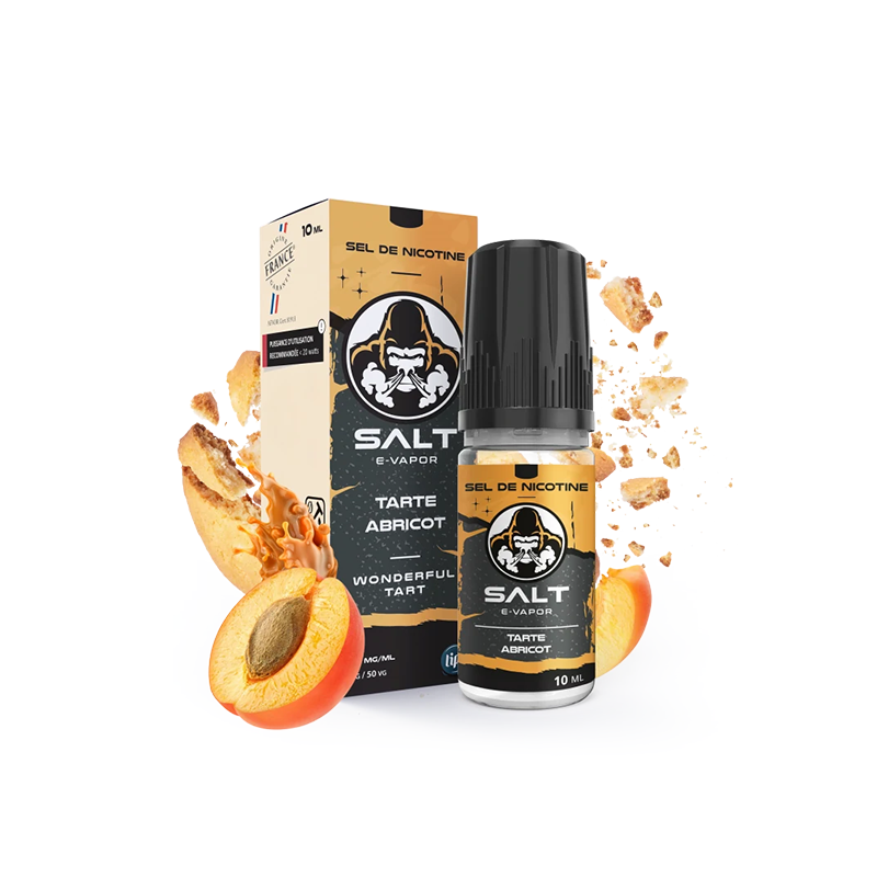 Wonderful Tart Abricot 10ml Salt E-Vapor (Nicotine:20 mg/ml) - Le French Liquide