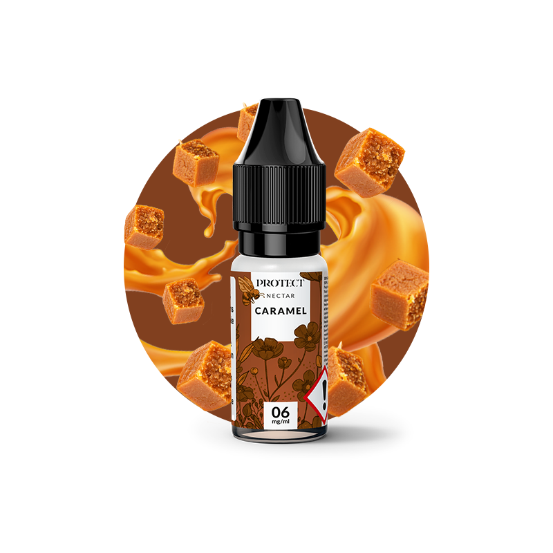 Caramel 10ml (Nicotine:18 mg/ml) - Protect