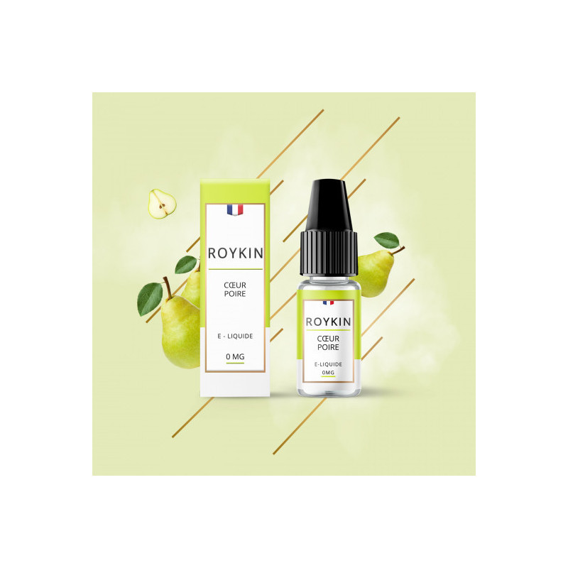 Coeur Poire 10ml (Nicotine:06 mg/ml) - Roykin