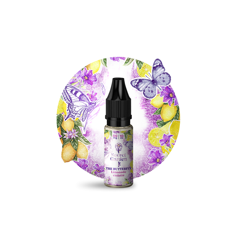 The Butterfly 10ml Secret Garden (Nicotine:06 mg/ml) - Secrets Lab