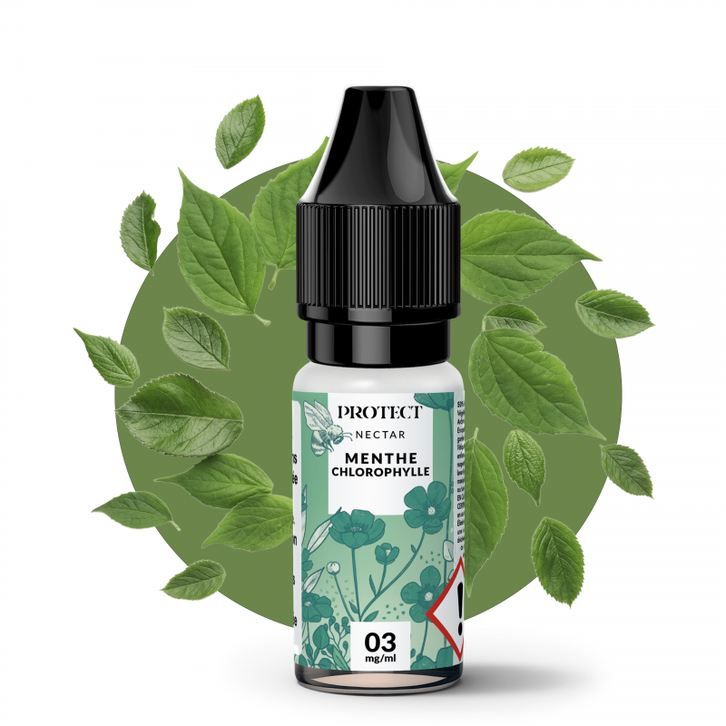 Menthe Chlorophylle 10ml Nectar (Nicotine:12 mg/ml) - Protect