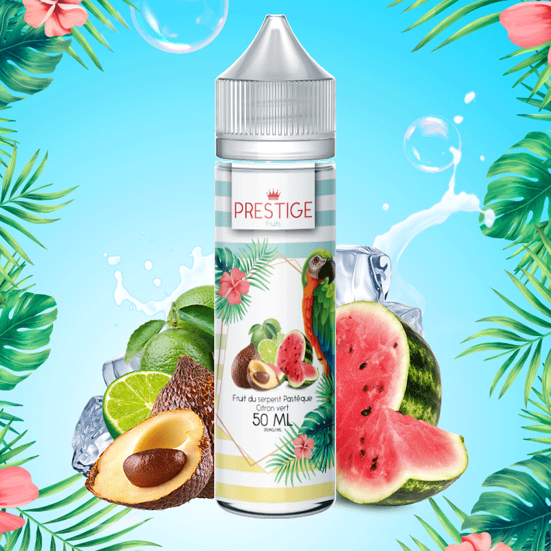 Fruit du Serpent Citron Vert Pastèque 50ml (Fruit du Serpent Citron Vert Pastèque 50ml - Prestige Fruits)