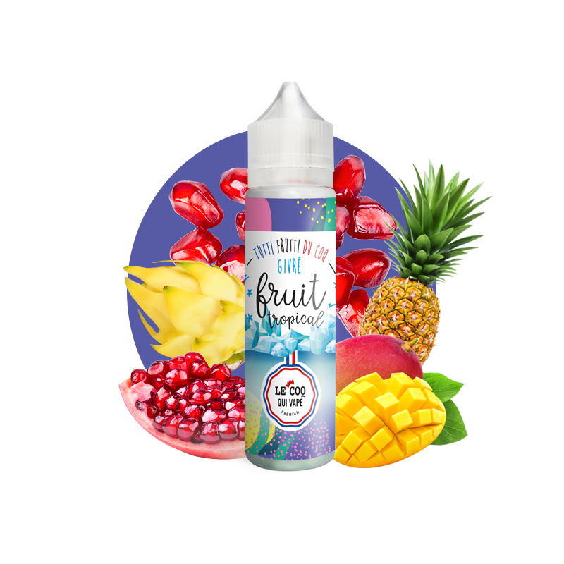 Fruit Tropical 50ml Tutti Frutti du Coq Givré (Fruit Tropical 50ml Tutti Frutti du Coq Givré - Le Coq qui Vape) - Airomia