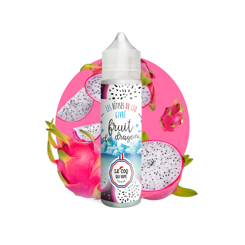 Fruit du Dragon 50ml Les Bêtises du Coq Givré (Fruit du Dragon 50ml Les Bêtises du Coq Givré - Le Coq qui Vape) - Airomia