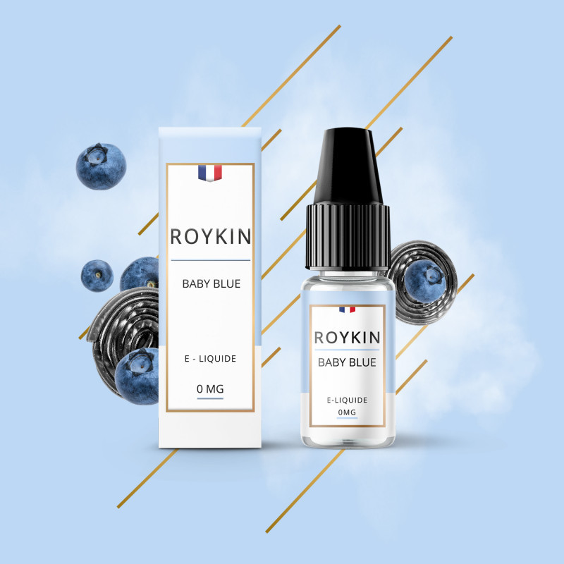Baby Blue 10ml (Nicotine:06 mg/ml) - Roykin