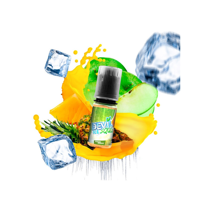 Pomme Ananas Ice 10ml Devil Squiz Ice (Nicotine:03 mg/ml) - AVAP
