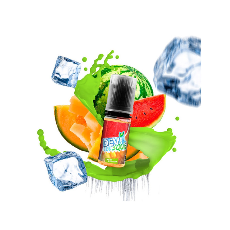 Melon Pastèque Ice 10ml Devil Squiz Ice (Nicotine:12 mg/ml) - AVAP