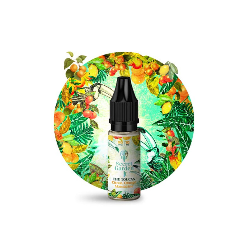 The Toucan 10ml Secret Garden (Nicotine:18 mg/ml) - Secrets Lab
