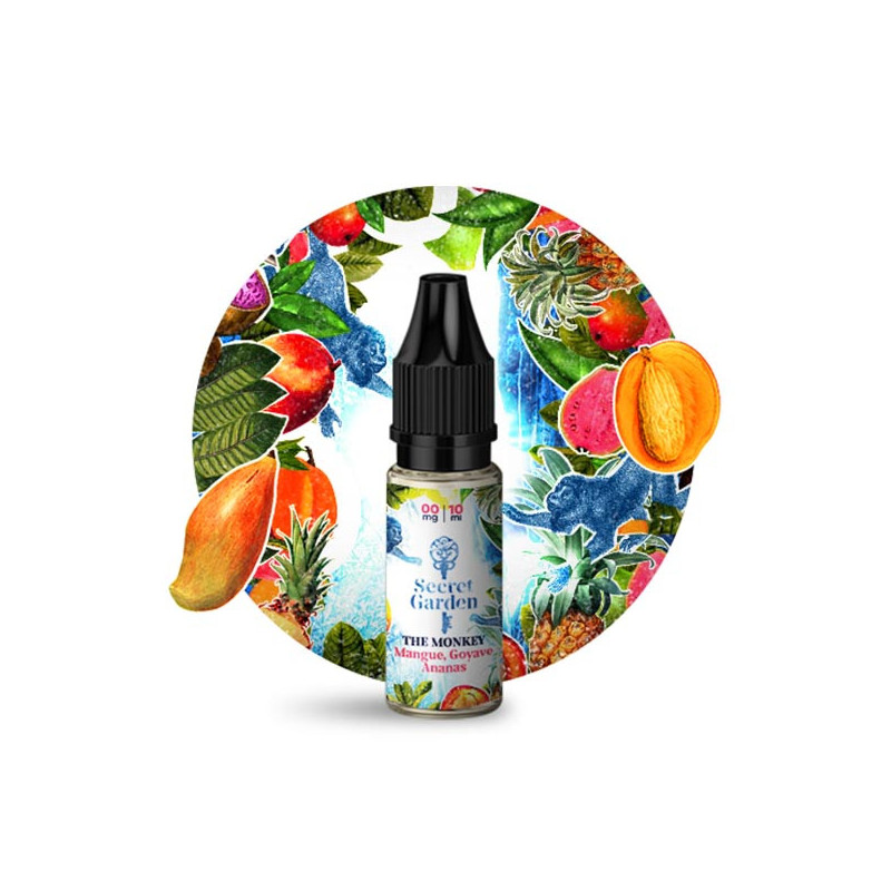 The Monkey 10ml Secret Garden (Nicotine:03 mg/ml) - Secrets Lab