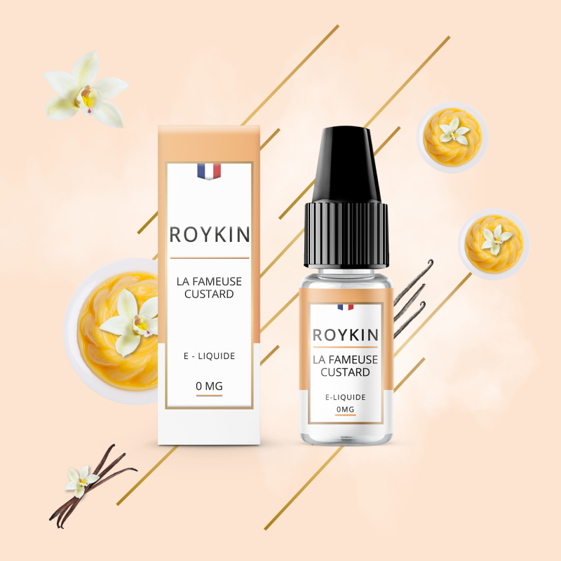 La Fameuse Custard 10ml (Nicotine: 00 mg/ml) - Roykin