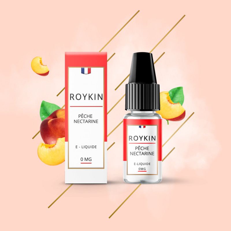 Pêche Nectarine 10ml (Nicotine: 00 mg/ml) - Roykin