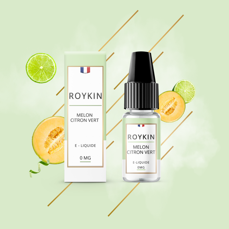 Melon Citron Vert 10ml (Nicotine: 00 mg/ml) - Roykin