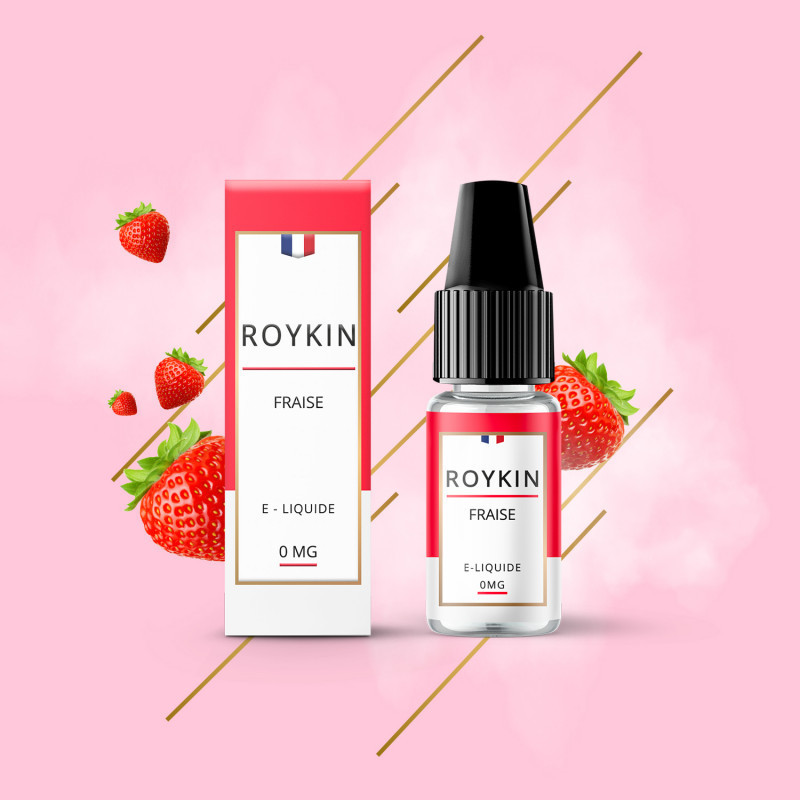 Fraise 10ml (Nicotine:03 mg/ml) - Roykin