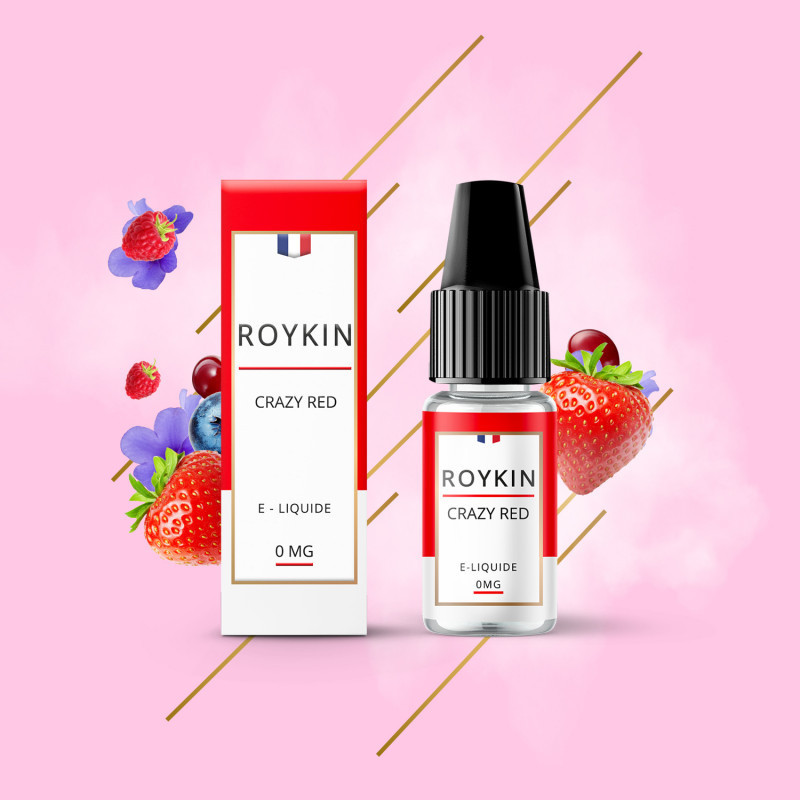 Crazy Red 10ml (Nicotine:11mg/ml) - Roykin