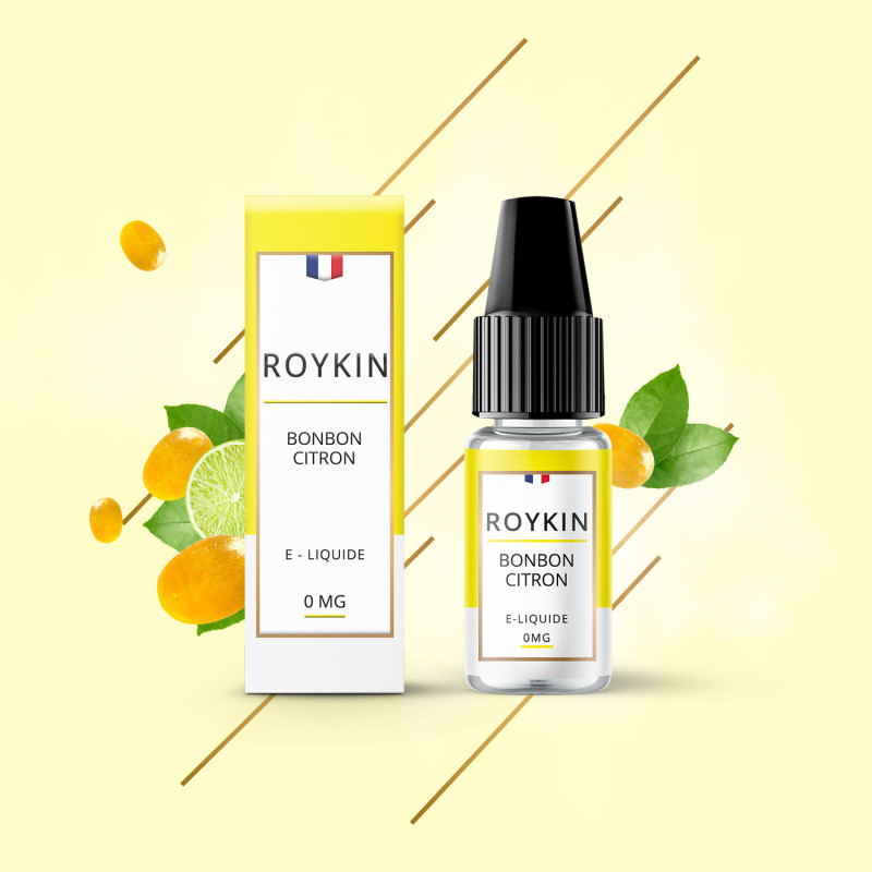 Bonbon Citron 10ml (Nicotine:16 mg/ml) - Roykin