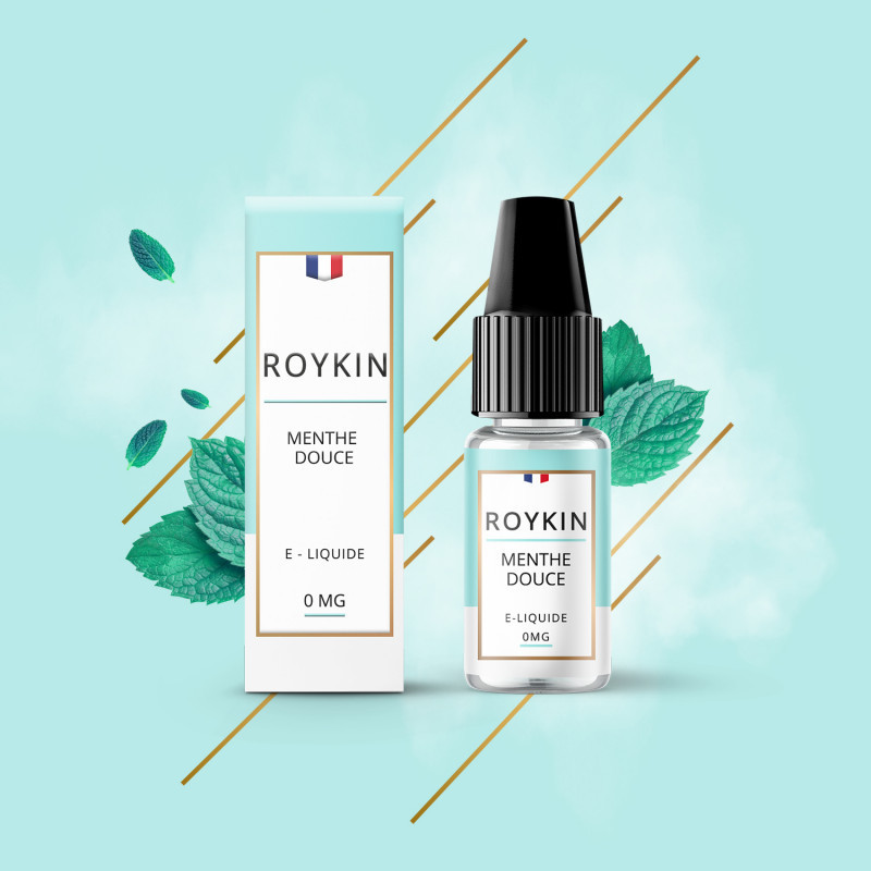 Menthe Douce 10ml (Nicotine: 00 mg/ml) - Roykin