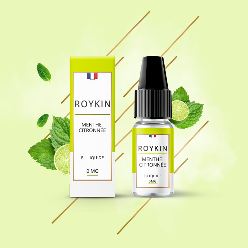 Menthe Citronnée 10ml (Nicotine: 00 mg/ml) - Roykin