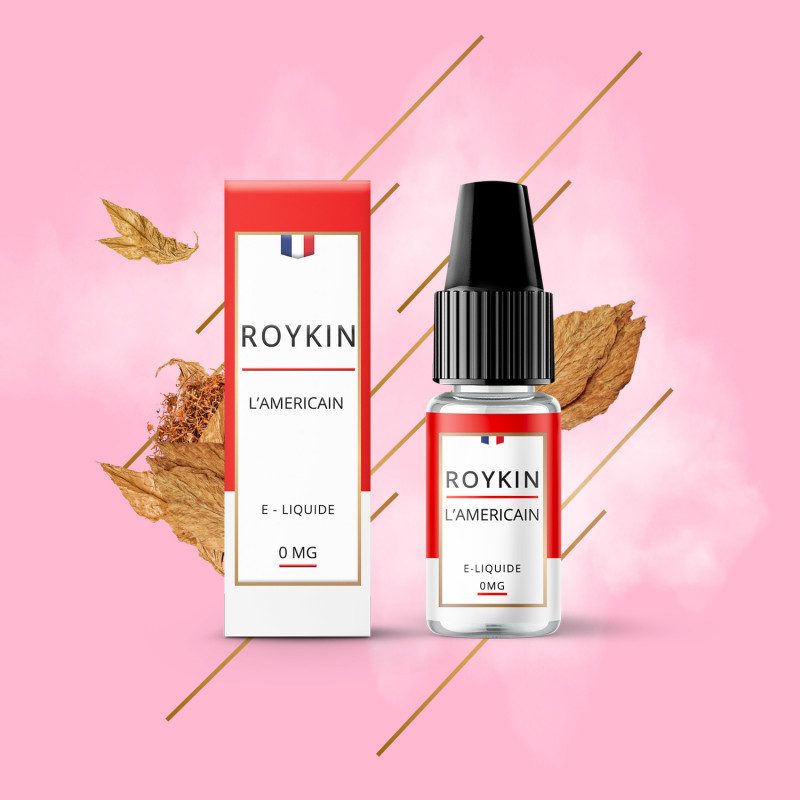 L'Américain 10ml (Nicotine:16 mg/ml) - Roykin