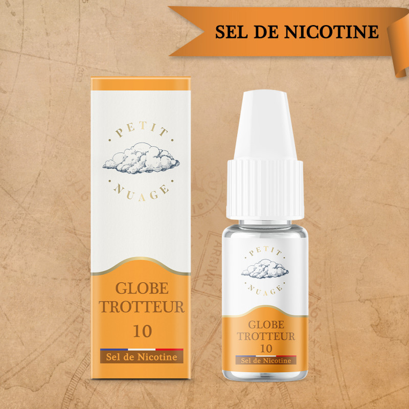 Globe Trotteur (Nicotine:10 mg/ml) - Petit Nuage