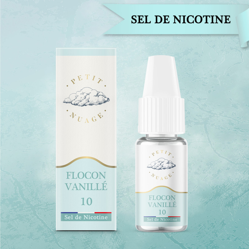 Flocon Vanillé (Nicotine:10 mg/ml) - Petit Nuage