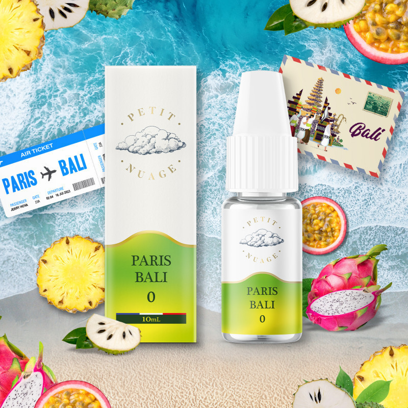Paris Bali 10ml (Nicotine: 00 mg/ml) - Petit Nuage