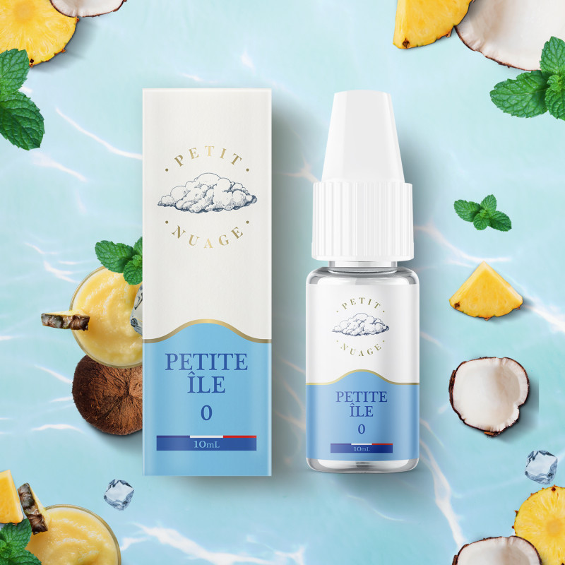 Petite Ile 10ml (Nicotine:03 mg/ml) - Petit Nuage