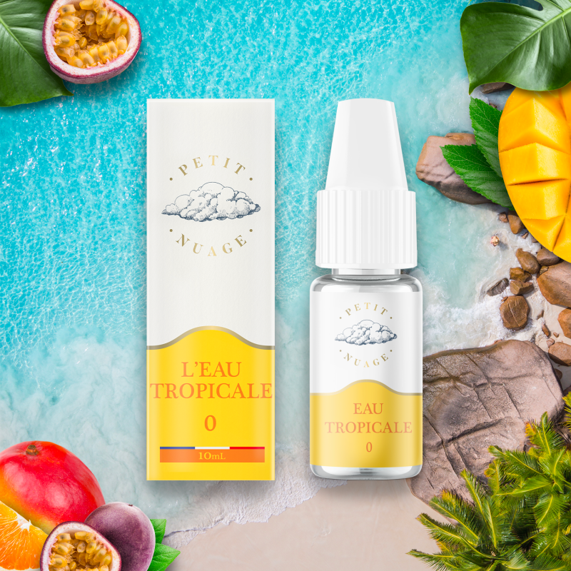 L'Eau Tropicale 10ml (Nicotine:16 mg/ml) - Petit Nuage