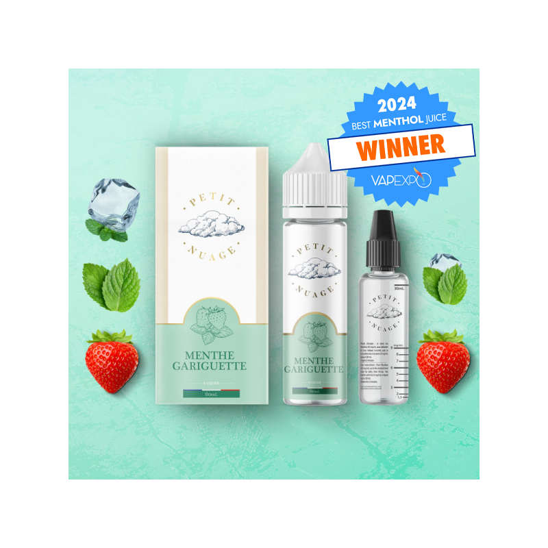 Menthe Gariguette 60ml - Petit Nuage