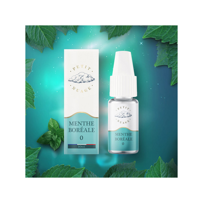 Menthe Boréale 10ml (Nicotine:06 mg/ml) - Petit Nuage