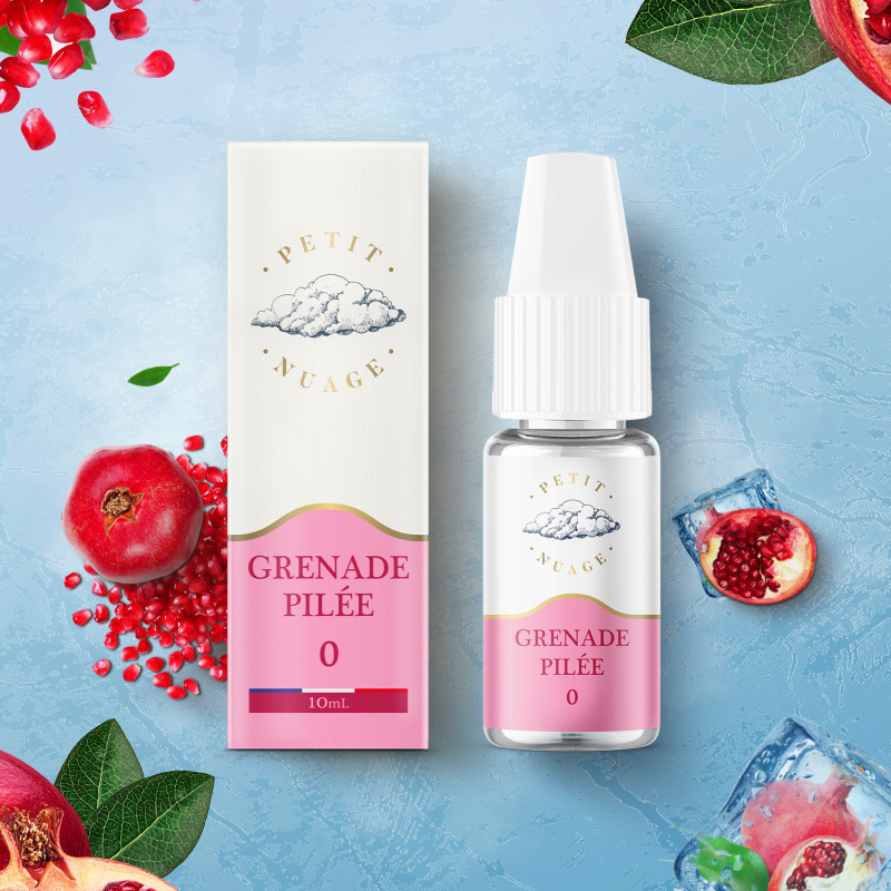 Grenade Pillée 10ml (Nicotine:06 mg/ml) - Petit Nuage