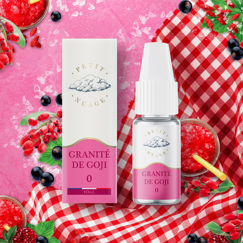Granité de Goji 10ml (Nicotine:11mg/ml) - Petit Nuage