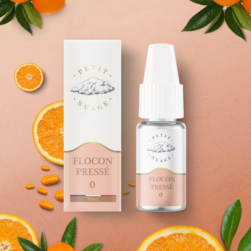 Flocon Pressé 10ml (Nicotine:03 mg/ml) - Petit Nuage