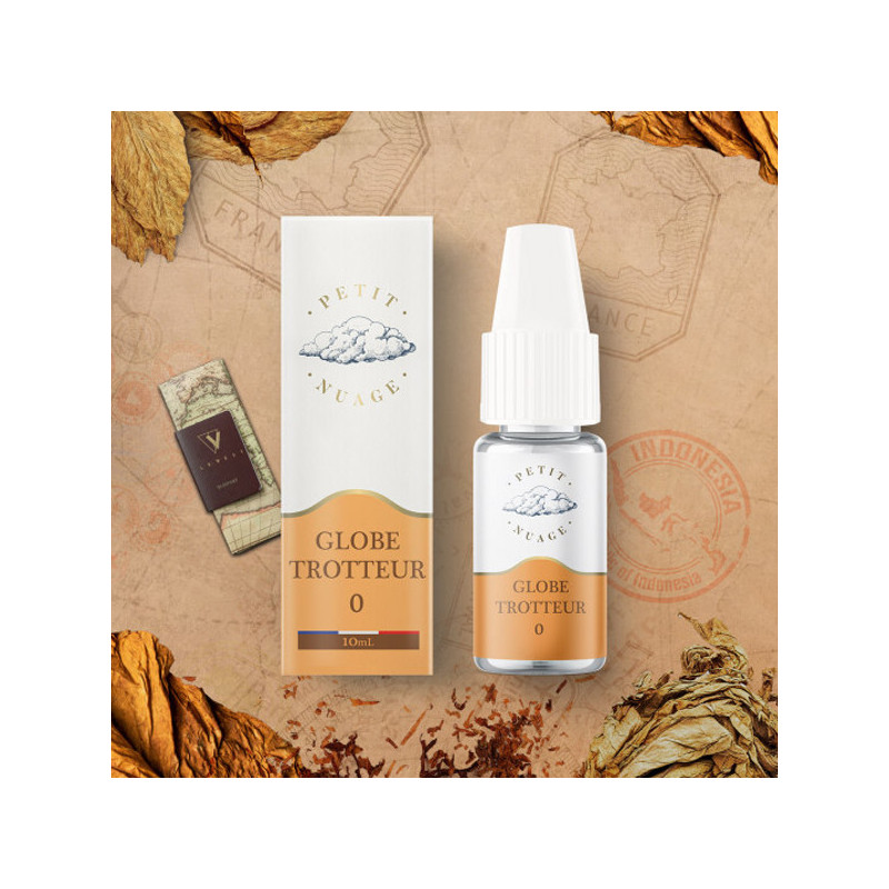 Globe Trotteur 10ml (Nicotine:06 mg/ml) - Petit Nuage