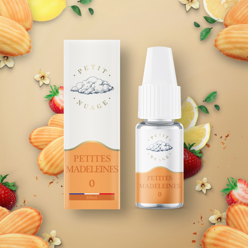 Petites Madeleines 10ml (Nicotine: 00 mg/ml) - Petit Nuage