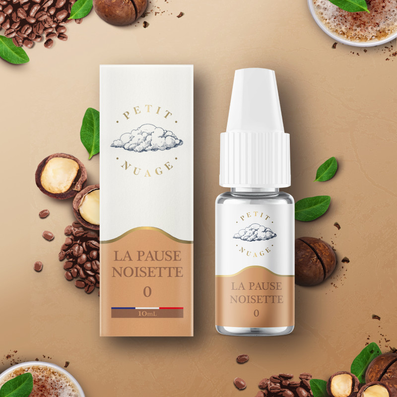 La Pause Noisette 10ml (Nicotine:16 mg/ml) - Petit Nuage