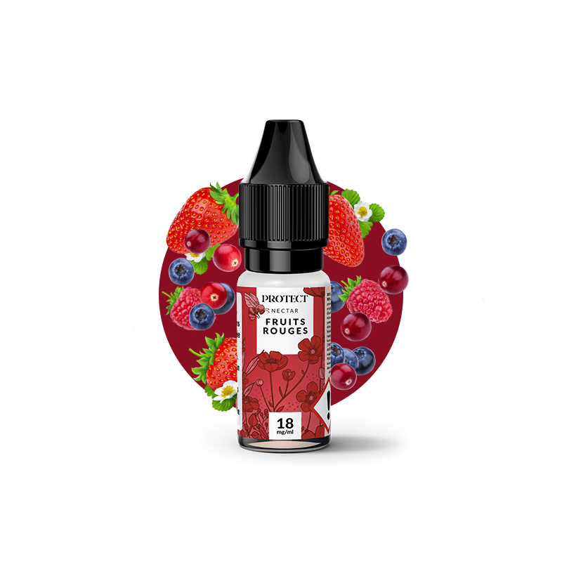 Fruits Rouges 10ml Nectar (Nicotine:18 mg/ml) - Protect