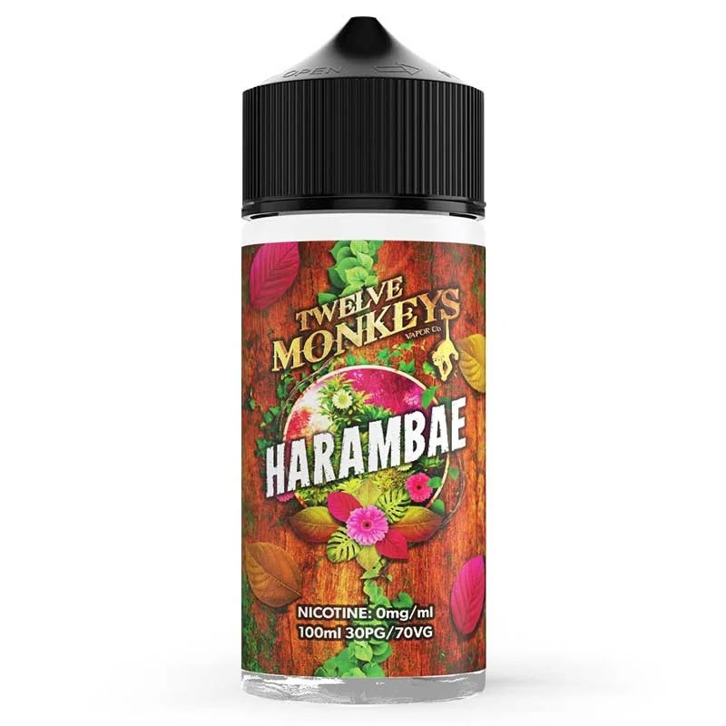 Harambae 100ml Monkey Mix - Twelve Monkeys