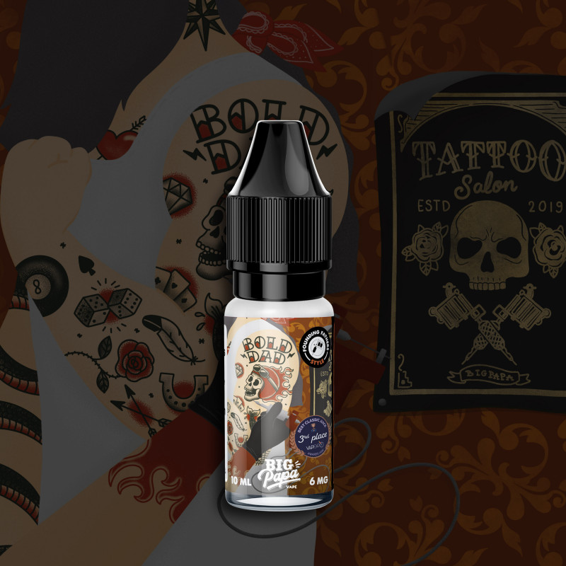 Bold Dad 10ml Les Founding Fathers (Nicotine:03 mg/ml) - Big Papa