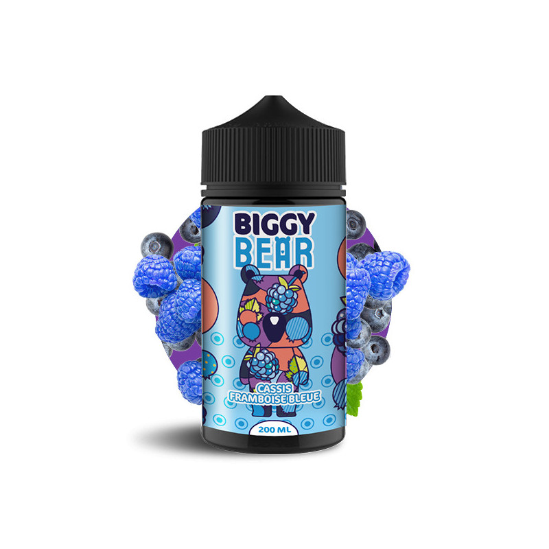 Cassis Framboise Bleue 200ml - Biggy Bear